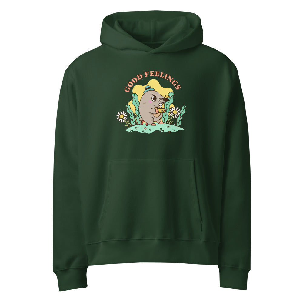 Good feelings | Unisex Oversized Heavyweight Hoodie | Bella + Canvas 4719