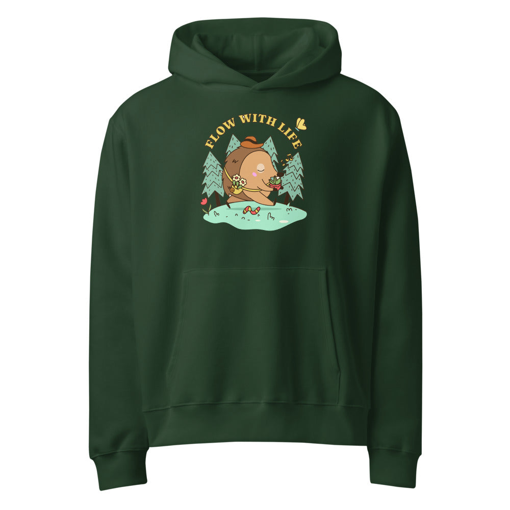Flow with life | Unisex Oversized Heavyweight Hoodie | Bella + Canvas 4719