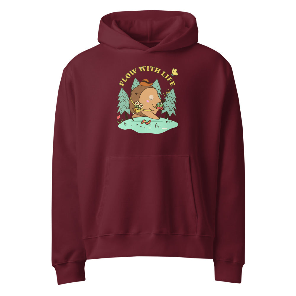 Flow with life | Unisex Oversized Heavyweight Hoodie | Bella + Canvas 4719