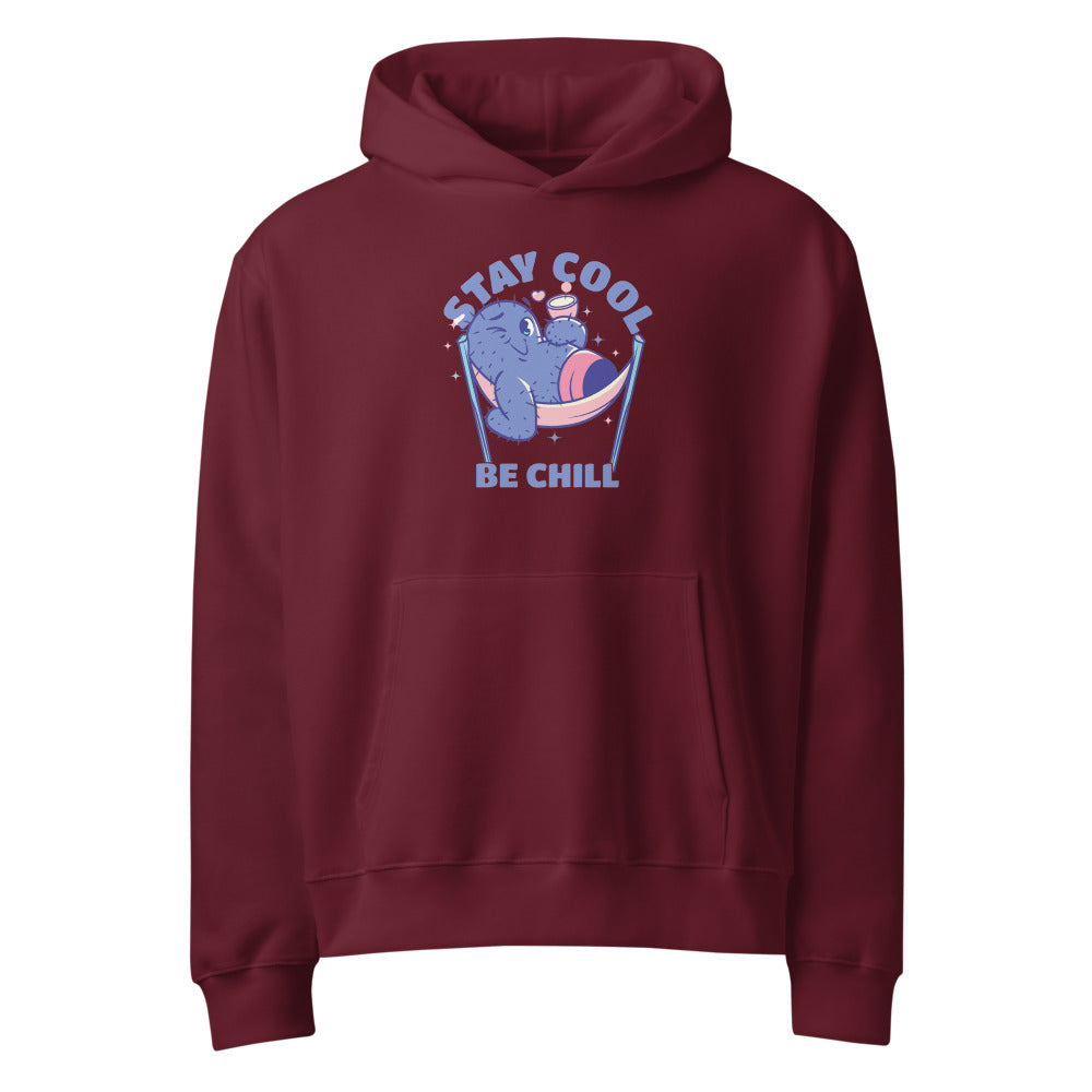 Stay cool be chill | Unisex Oversized Heavyweight Hoodie | Bella + Canvas 4719