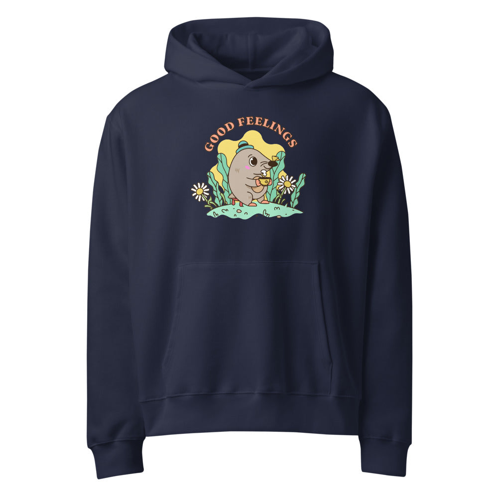 Good feelings | Unisex Oversized Heavyweight Hoodie | Bella + Canvas 4719
