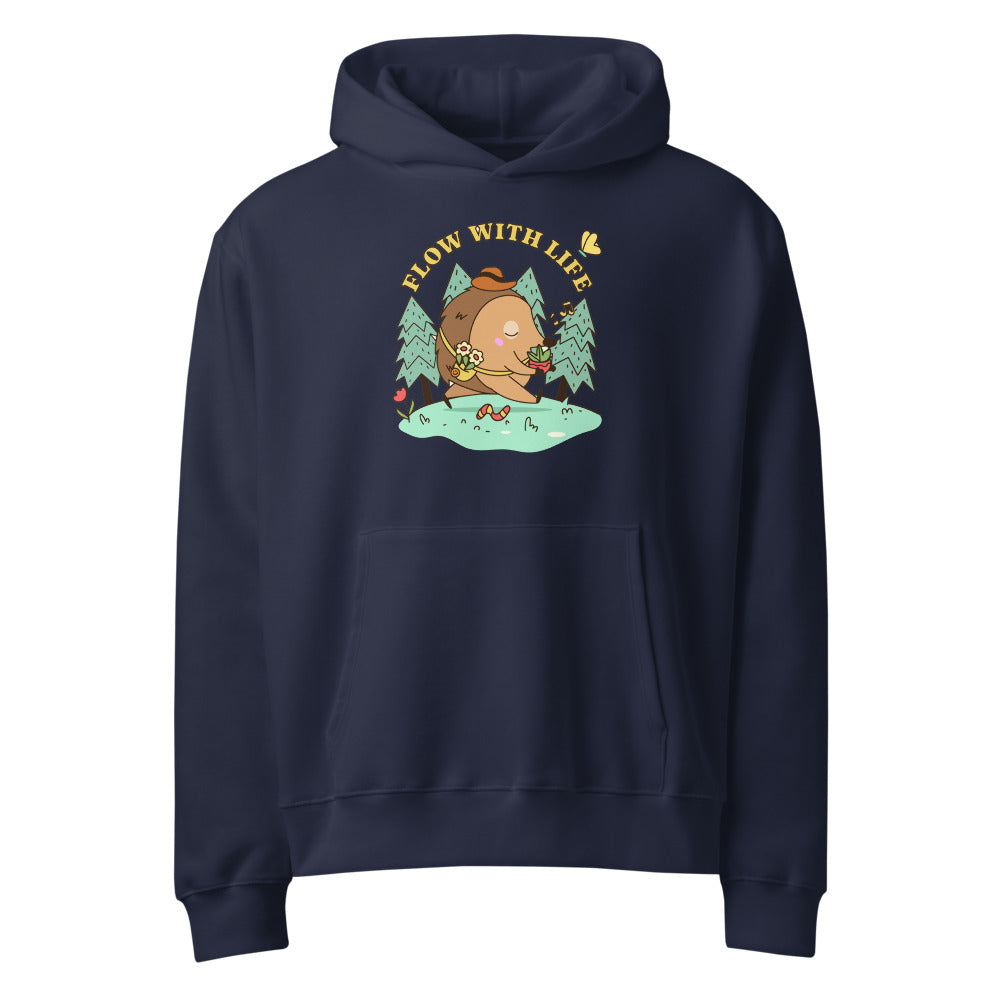 Flow with life | Unisex Oversized Heavyweight Hoodie | Bella + Canvas 4719