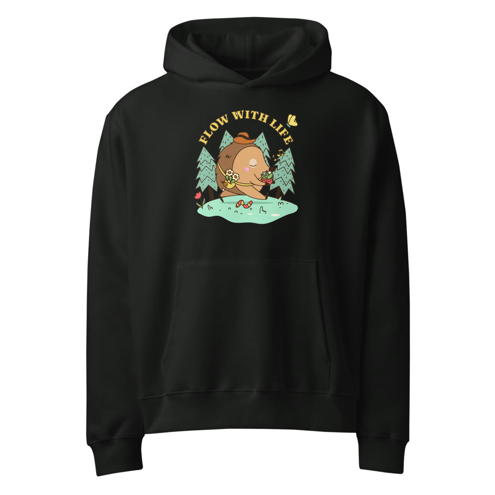 Flow with life | Unisex Oversized Heavyweight Hoodie | Bella + Canvas 4719