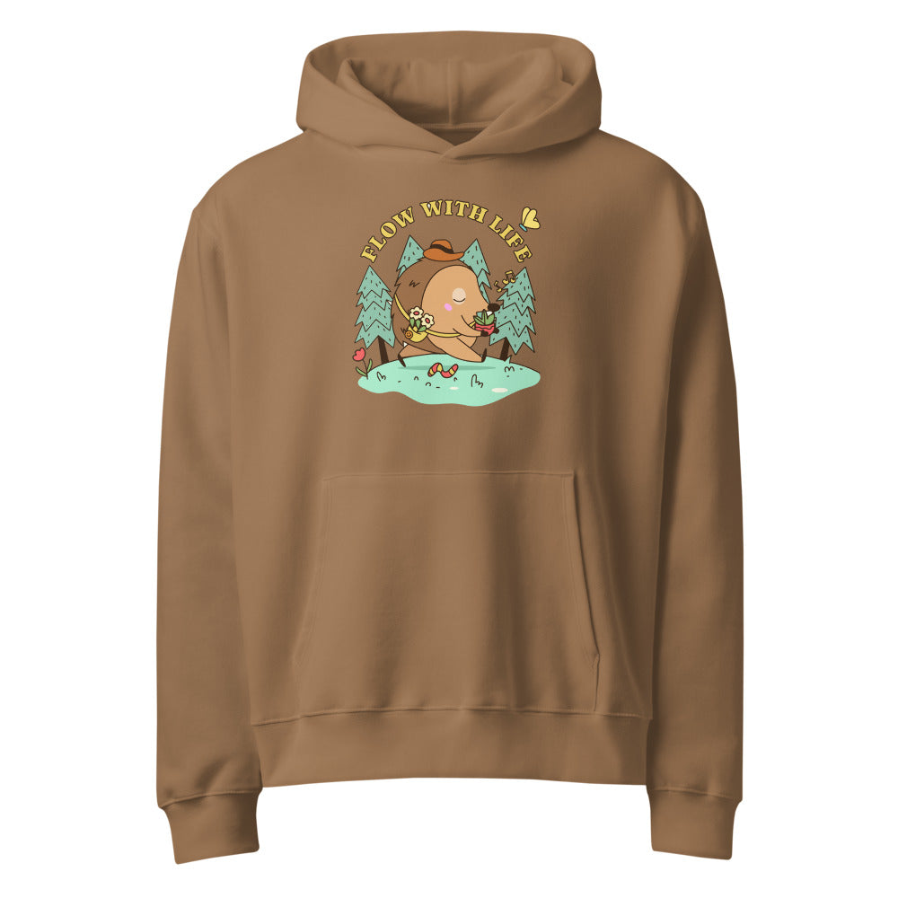 Flow with life | Unisex Oversized Heavyweight Hoodie | Bella + Canvas 4719