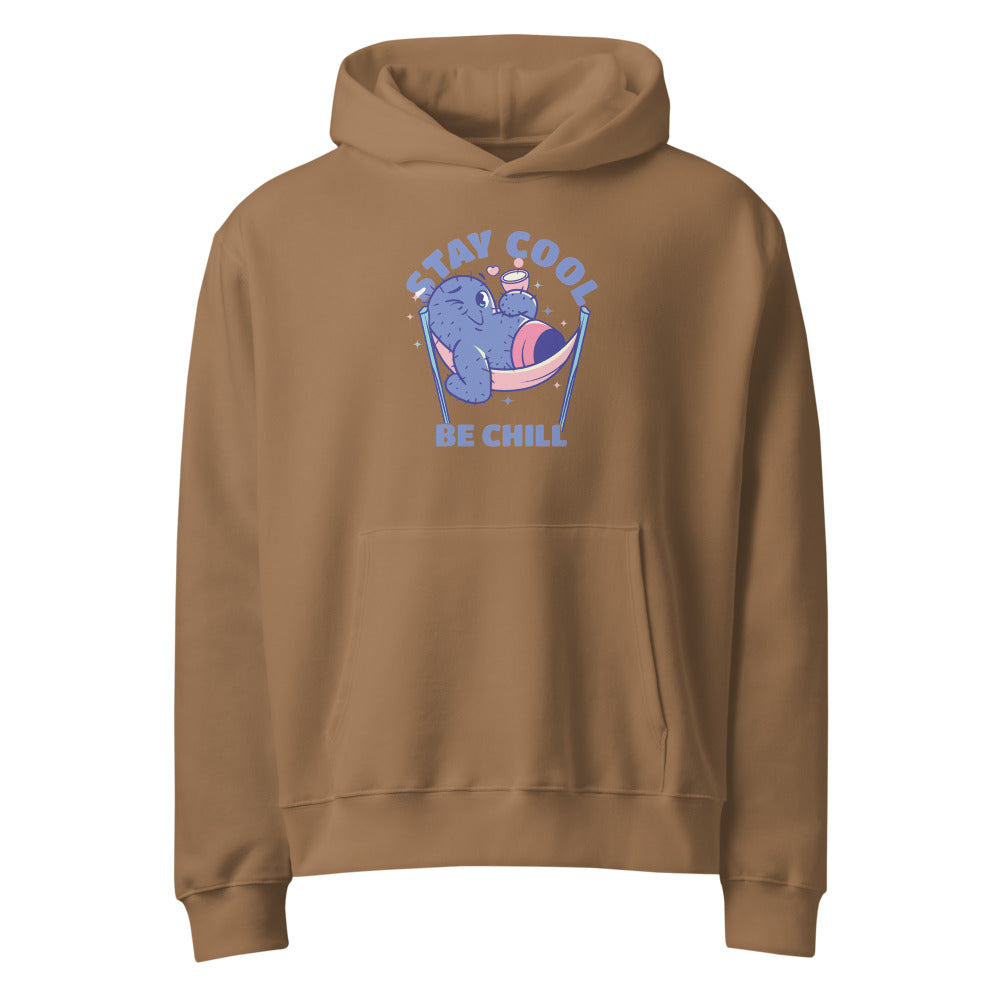 Stay cool be chill | Unisex Oversized Heavyweight Hoodie | Bella + Canvas 4719