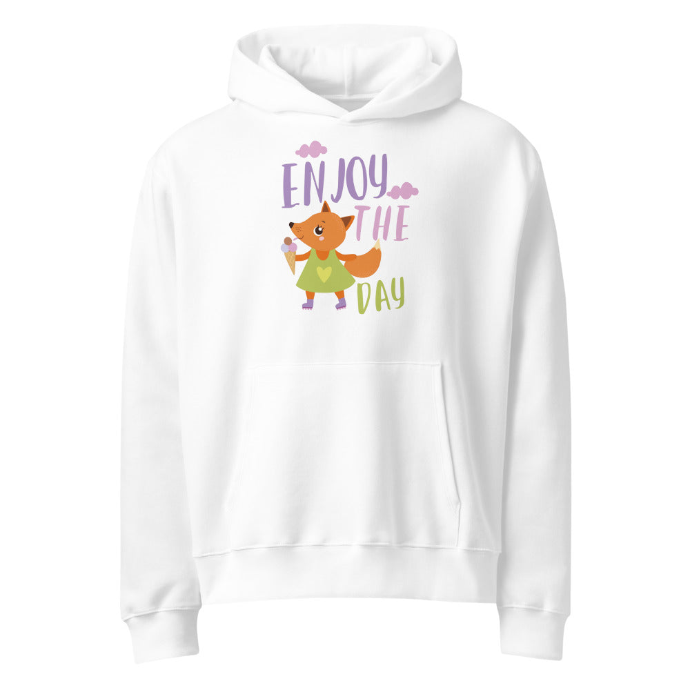 Orange fox - Ẹnoy the day | Unisex Oversized Heavyweight Hoodie | Bella + Canvas 4719