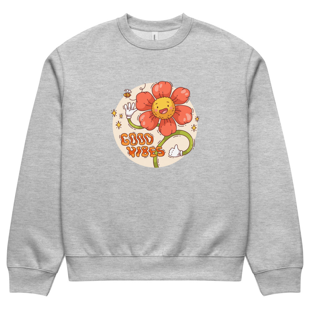 Good vides | Unisex Oversized Heavyweight Sweatshirt | Bella + Canvas 4711
