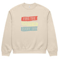 Find the beauty in every day | Unisex Oversized Heavyweight Sweatshirt | Bella + Canvas 4711