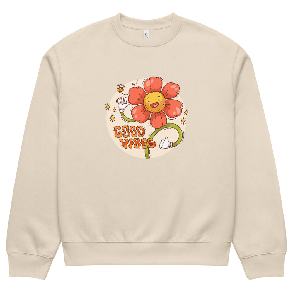 Good vides | Unisex Oversized Heavyweight Sweatshirt | Bella + Canvas 4711