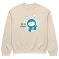 Green rabbit - HIP HIP HOORAAAY | Unisex Oversized Heavyweight Sweatshirt | Bella + Canvas 4711
