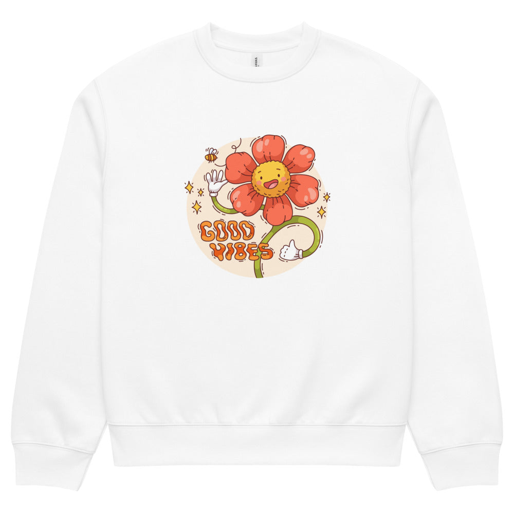 Good vides | Unisex Oversized Heavyweight Sweatshirt | Bella + Canvas 4711