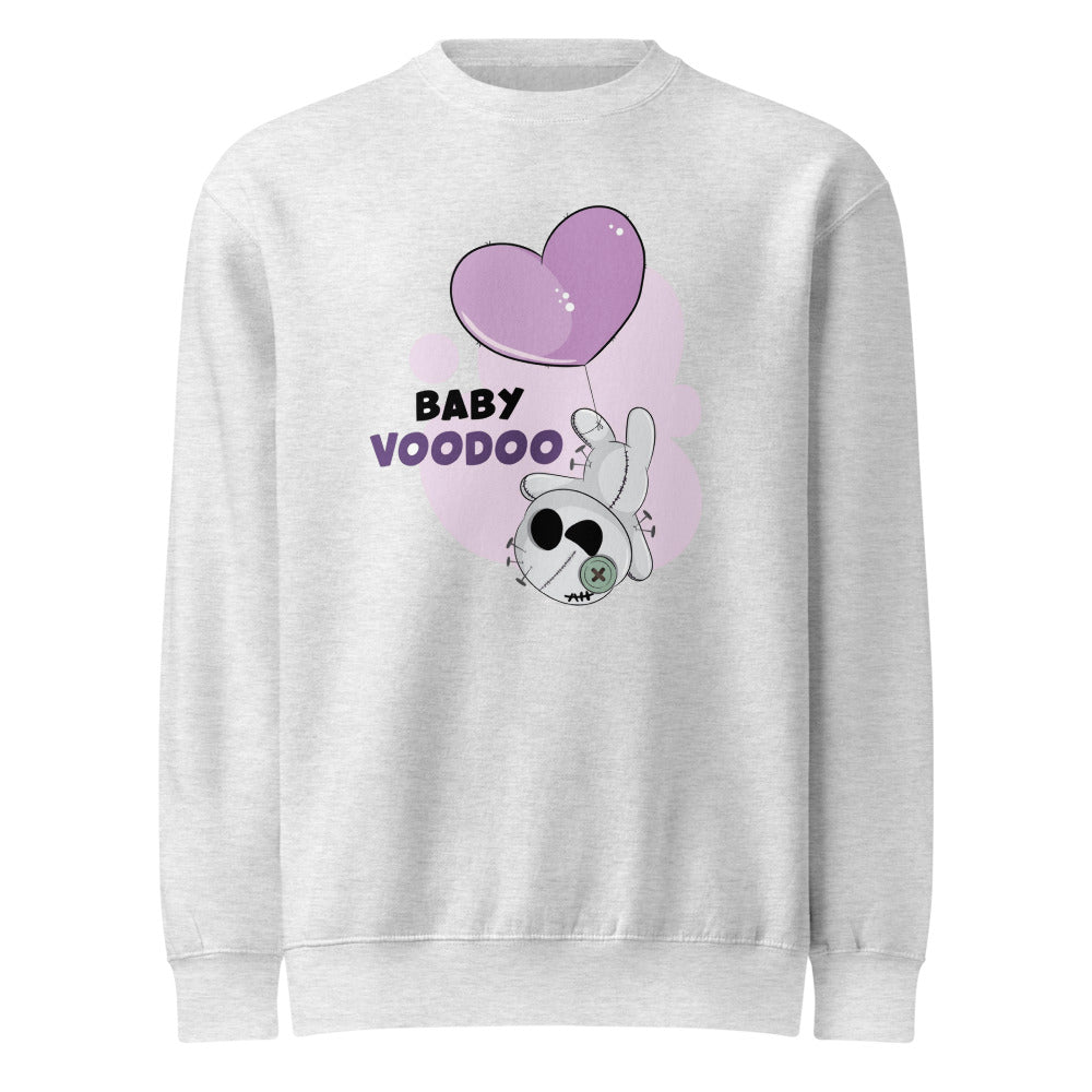 Ted heart - Baby voodoo | Unisex Premium Crew Neck Sweatshirt | Lane Seven LS14004
