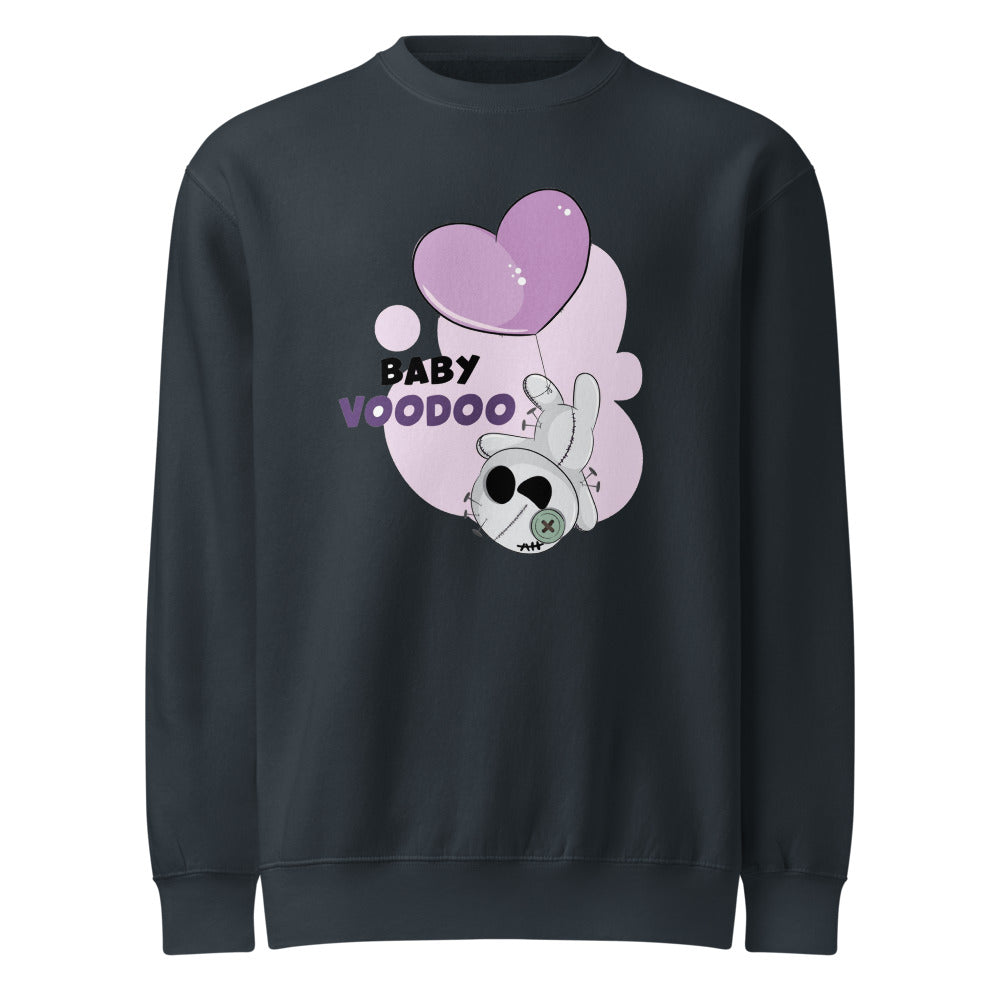 Ted heart - Baby voodoo | Unisex Premium Crew Neck Sweatshirt | Lane Seven LS14004