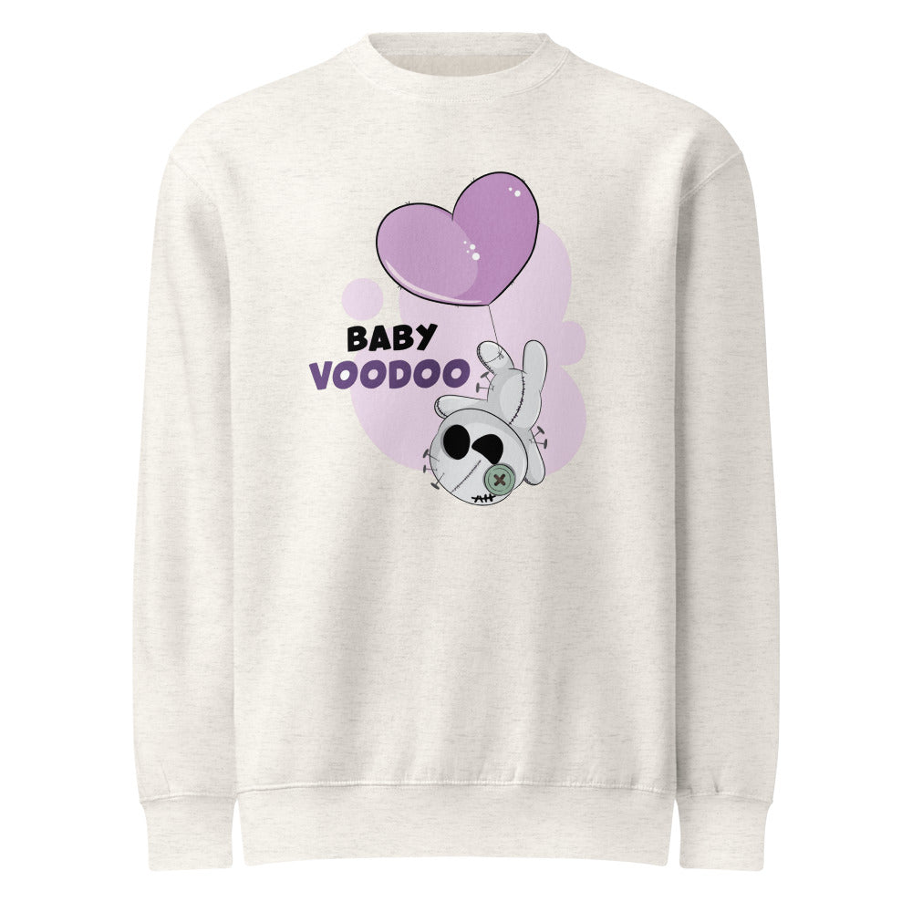 Ted heart - Baby voodoo | Unisex Premium Crew Neck Sweatshirt | Lane Seven LS14004