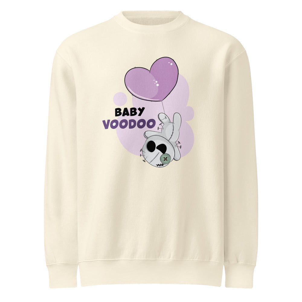 Ted heart - Baby voodoo | Unisex Premium Crew Neck Sweatshirt | Lane Seven LS14004