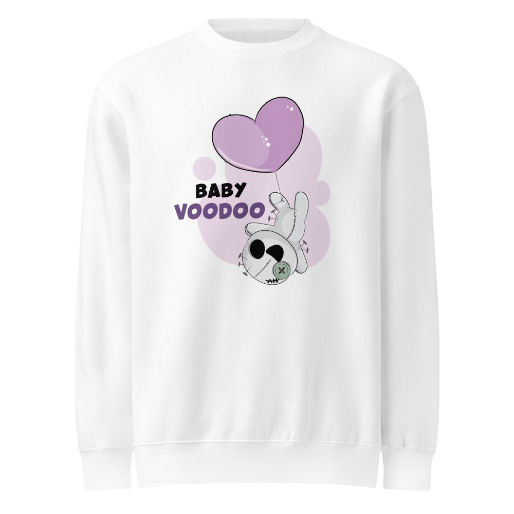 Ted heart - Baby voodoo | Unisex Premium Crew Neck Sweatshirt | Lane Seven LS14004