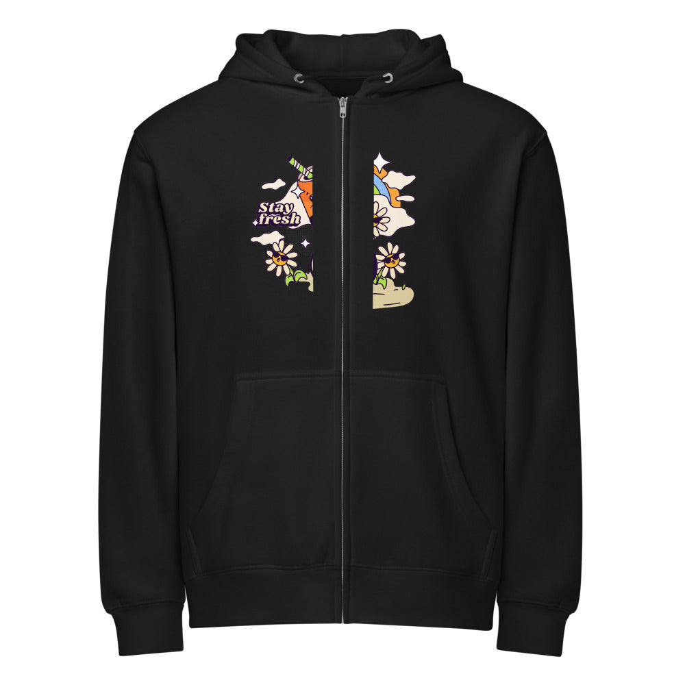 Stay fresh | Unisex Premium Full Zip Hoodie | Lane Seven LS14003