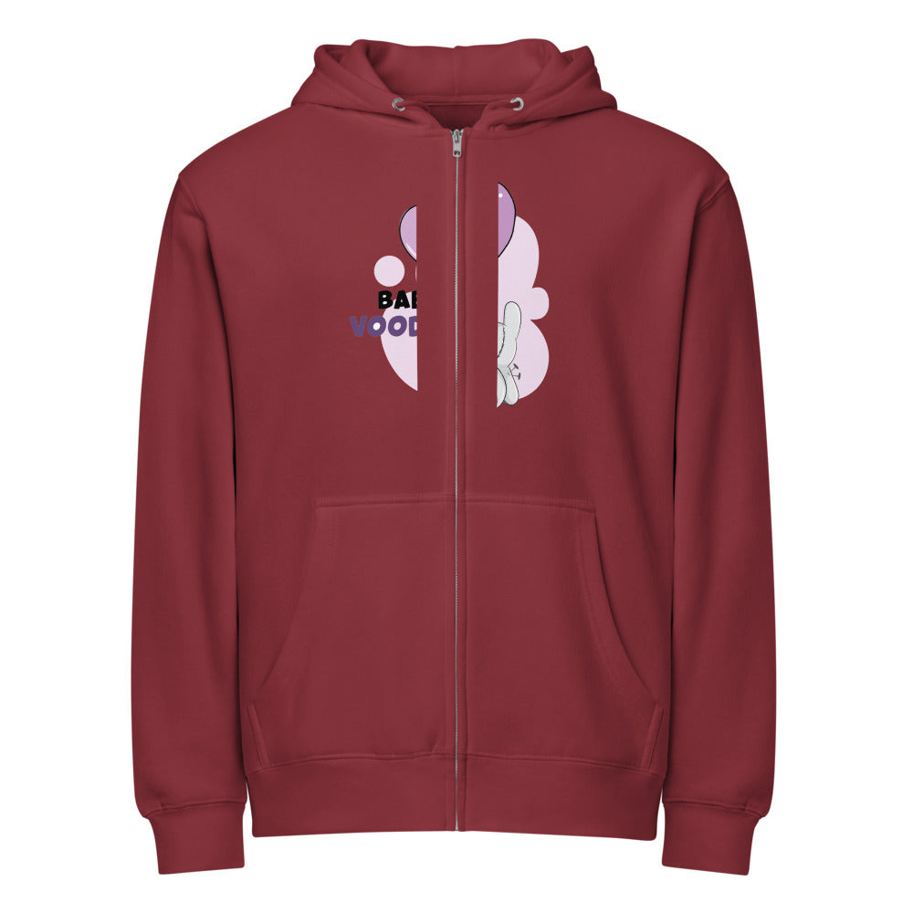 Ted heart - Baby voodoo | Unisex Premium Full Zip Hoodie | Lane Seven LS14003