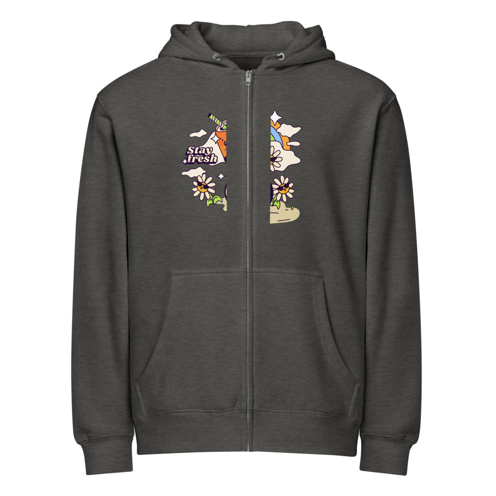 Stay fresh | Unisex Premium Full Zip Hoodie | Lane Seven LS14003