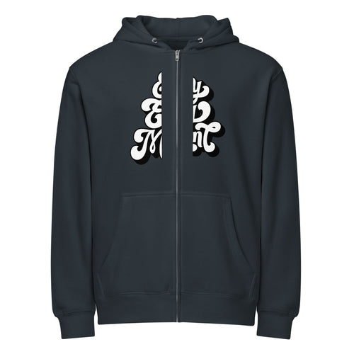 Enjoy every moments white | Unisex Premium Full Zip Hoodie | Lane Seven LS14003