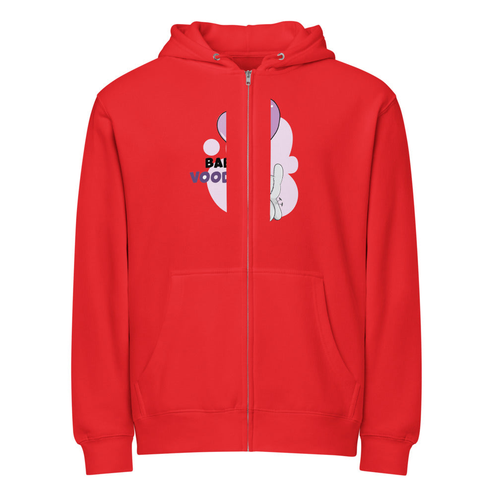 Ted heart - Baby voodoo | Unisex Premium Full Zip Hoodie | Lane Seven LS14003