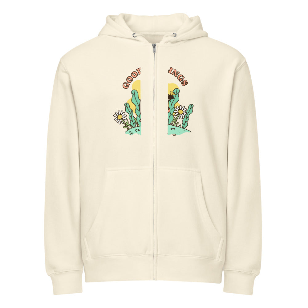 Good feelings | Unisex Premium Full Zip Hoodie | Lane Seven LS14003