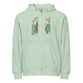 Flow with life | Unisex Premium Full Zip Hoodie | Lane Seven LS14003