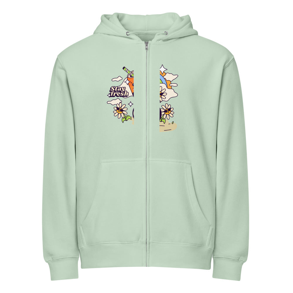 Stay fresh | Unisex Premium Full Zip Hoodie | Lane Seven LS14003