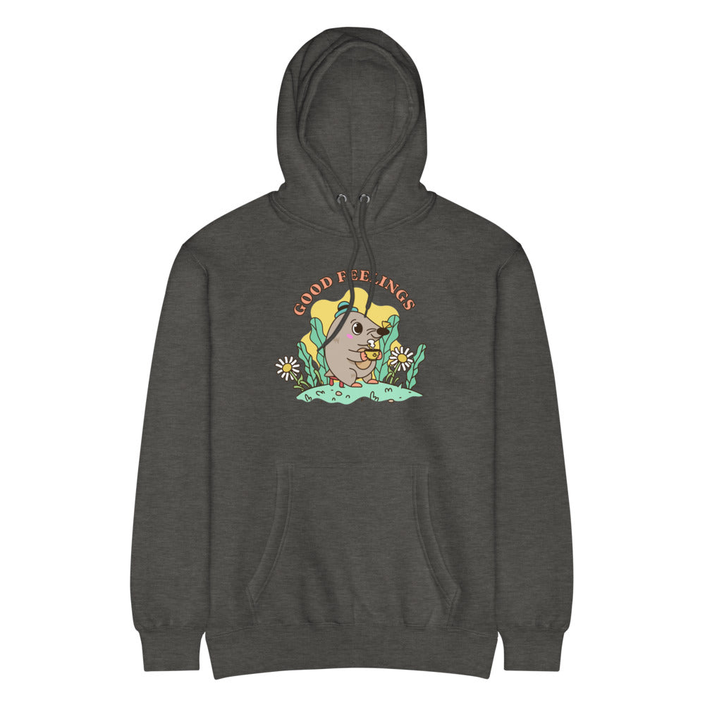 Good feelings | Unisex Premium Mid-Weight Hoodie | Lane Seven LS14001