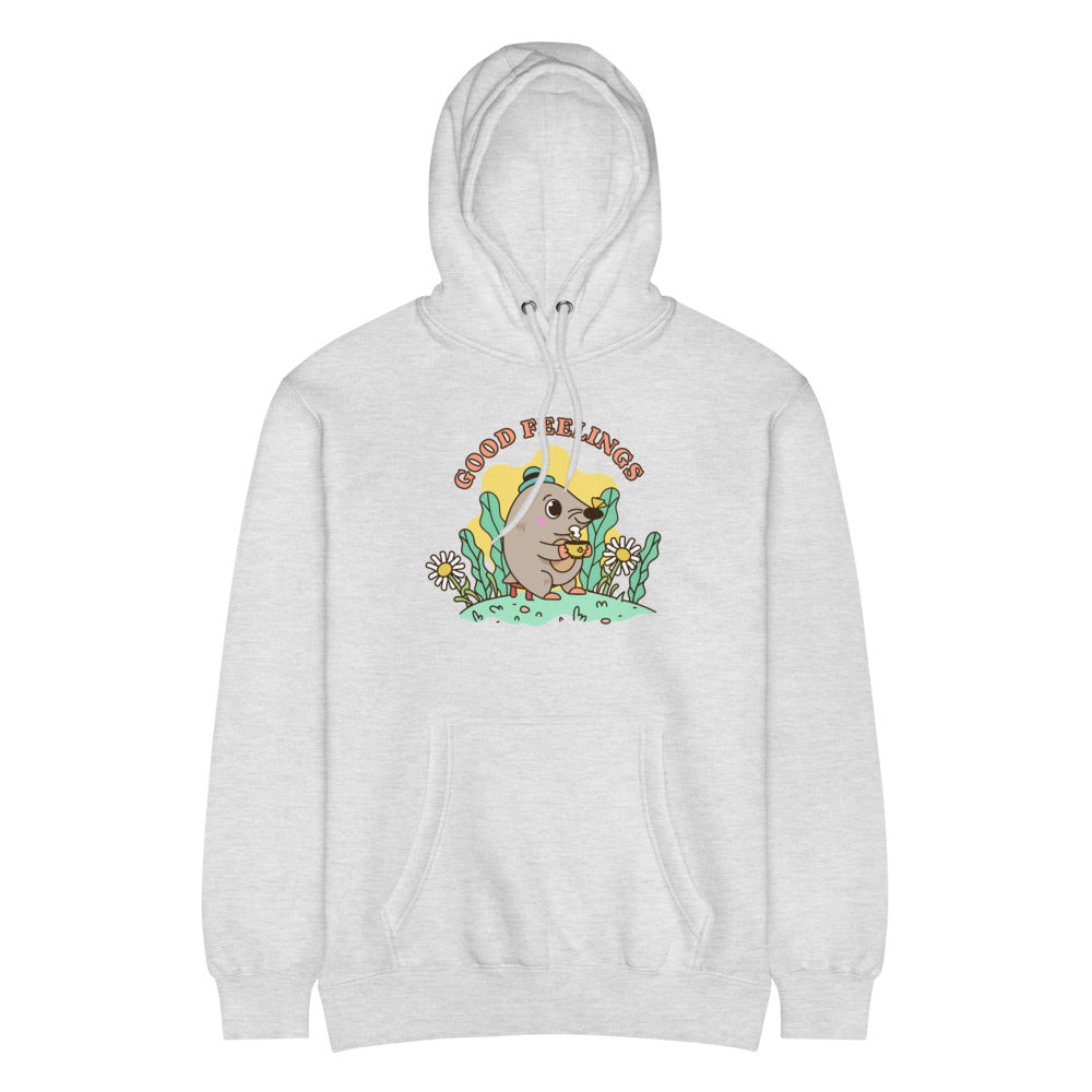 Good feelings | Unisex Premium Mid-Weight Hoodie | Lane Seven LS14001