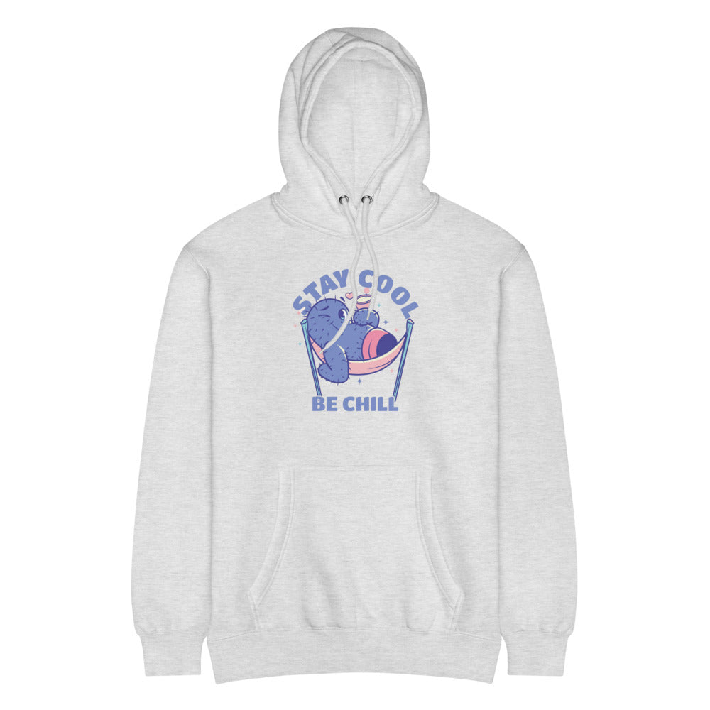 Stay cool be chill | Unisex Premium Mid-Weight Hoodie | Lane Seven LS14001