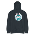 Green rabbit - HIP HIP HOORAAAY | Unisex Premium Mid-Weight Hoodie | Lane Seven LS14001