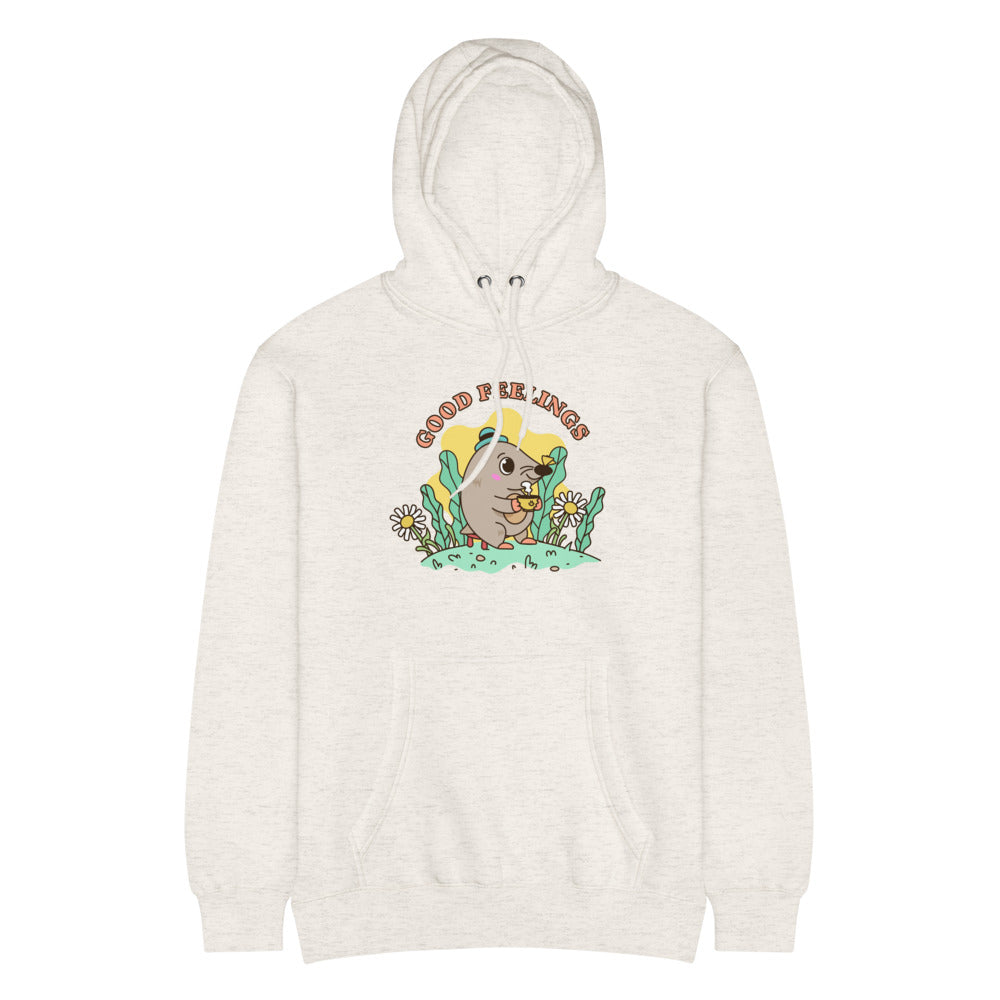 Good feelings | Unisex Premium Mid-Weight Hoodie | Lane Seven LS14001