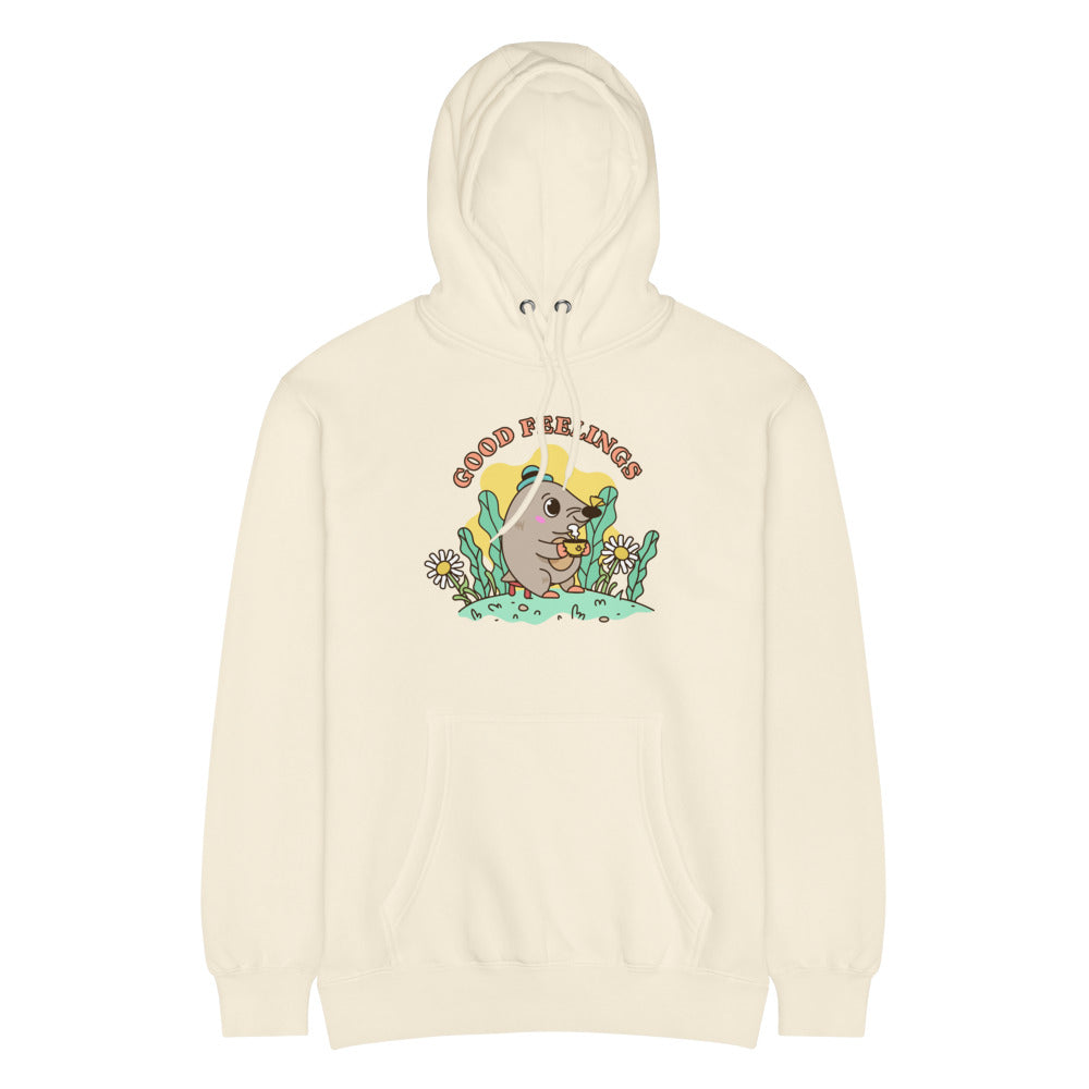 Good feelings | Unisex Premium Mid-Weight Hoodie | Lane Seven LS14001