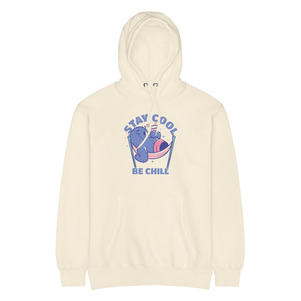 Stay cool be chill | Unisex Premium Mid-Weight Hoodie | Lane Seven LS14001