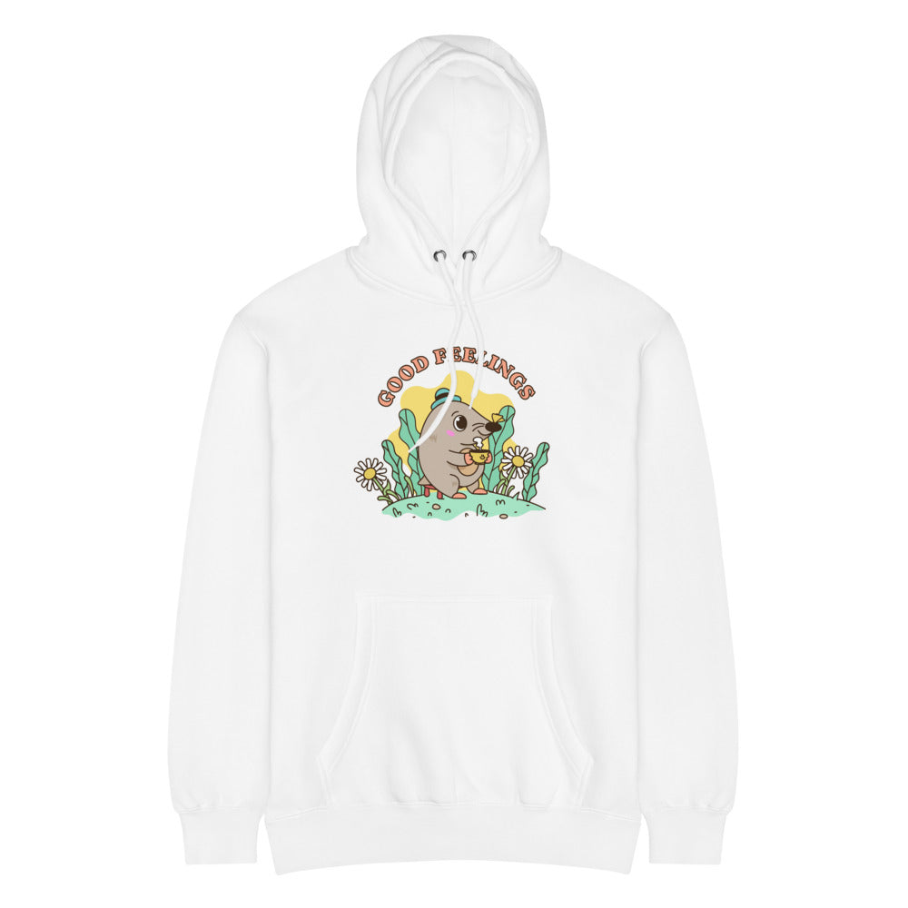 Good feelings | Unisex Premium Mid-Weight Hoodie | Lane Seven LS14001