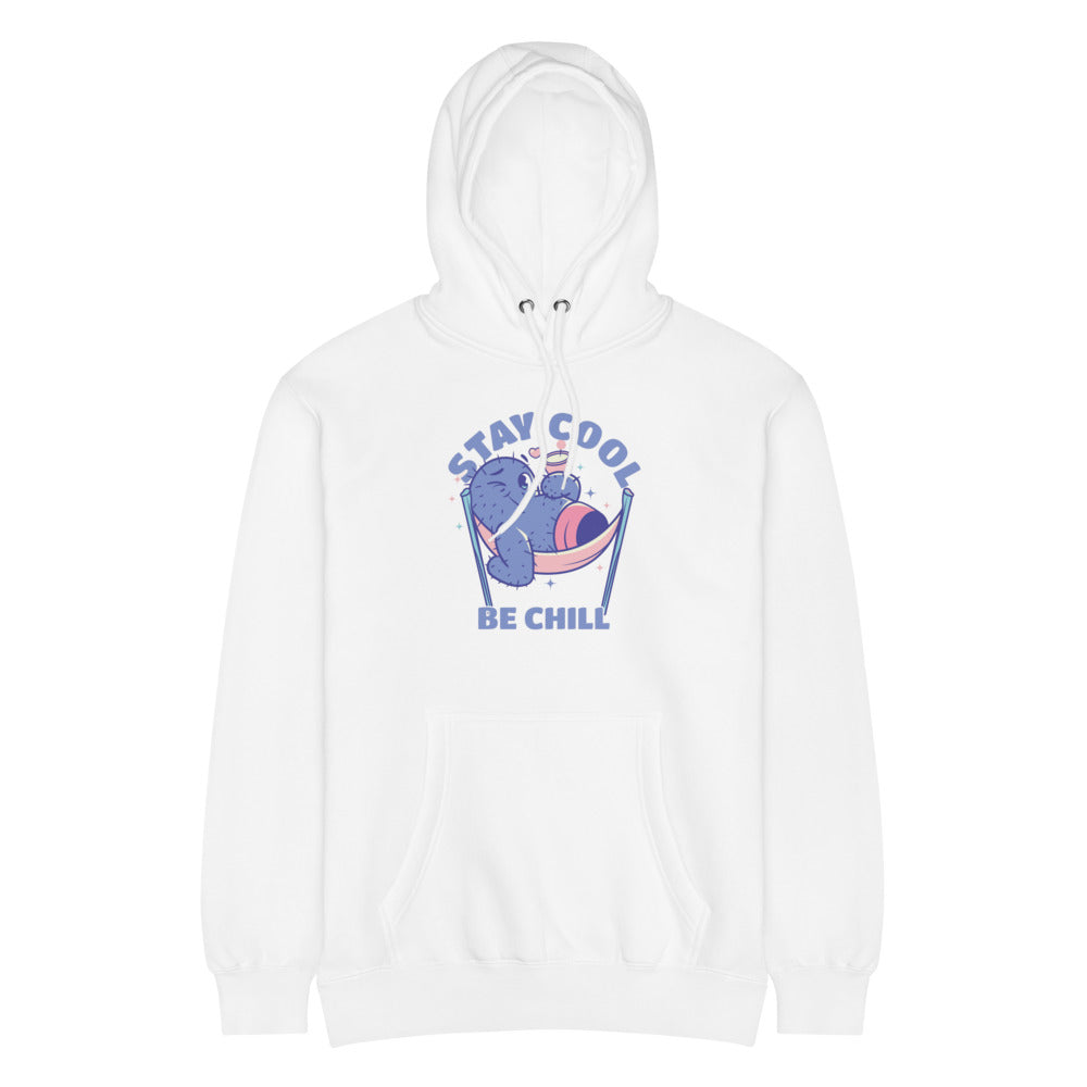 Stay cool be chill | Unisex Premium Mid-Weight Hoodie | Lane Seven LS14001