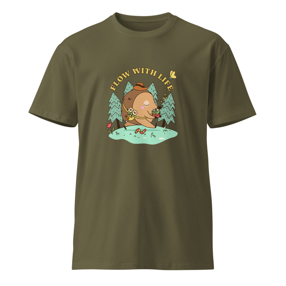Flow with life | Unisex Premium T-Shirt | AS Colour 5001T