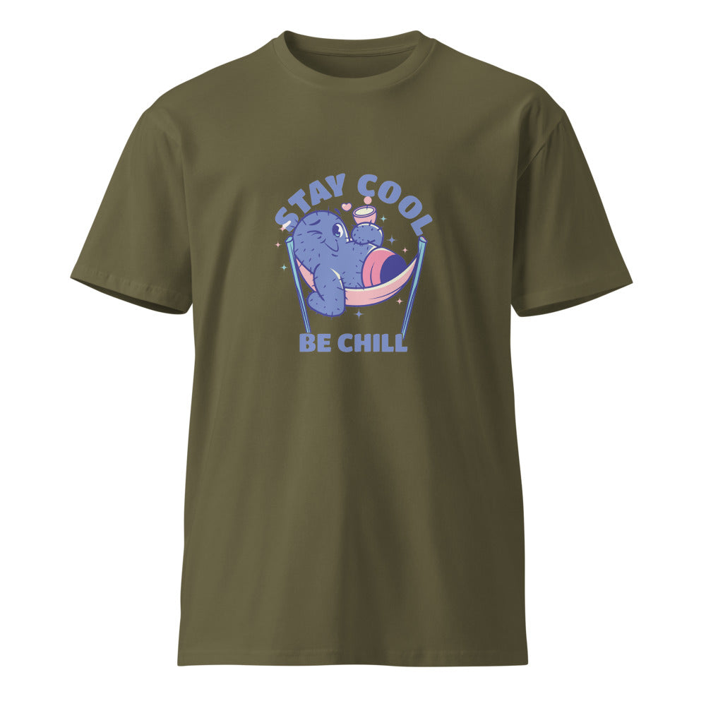 Stay cool be chill | Unisex Premium T-Shirt | AS Colour 5001T