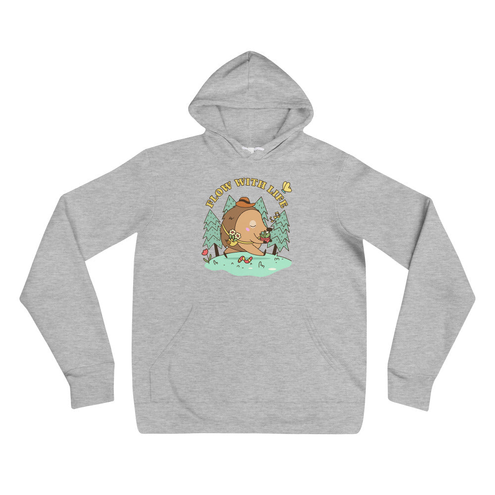 Flow with life | Unisex Pullover Hoodie | Bella + Canvas 3719