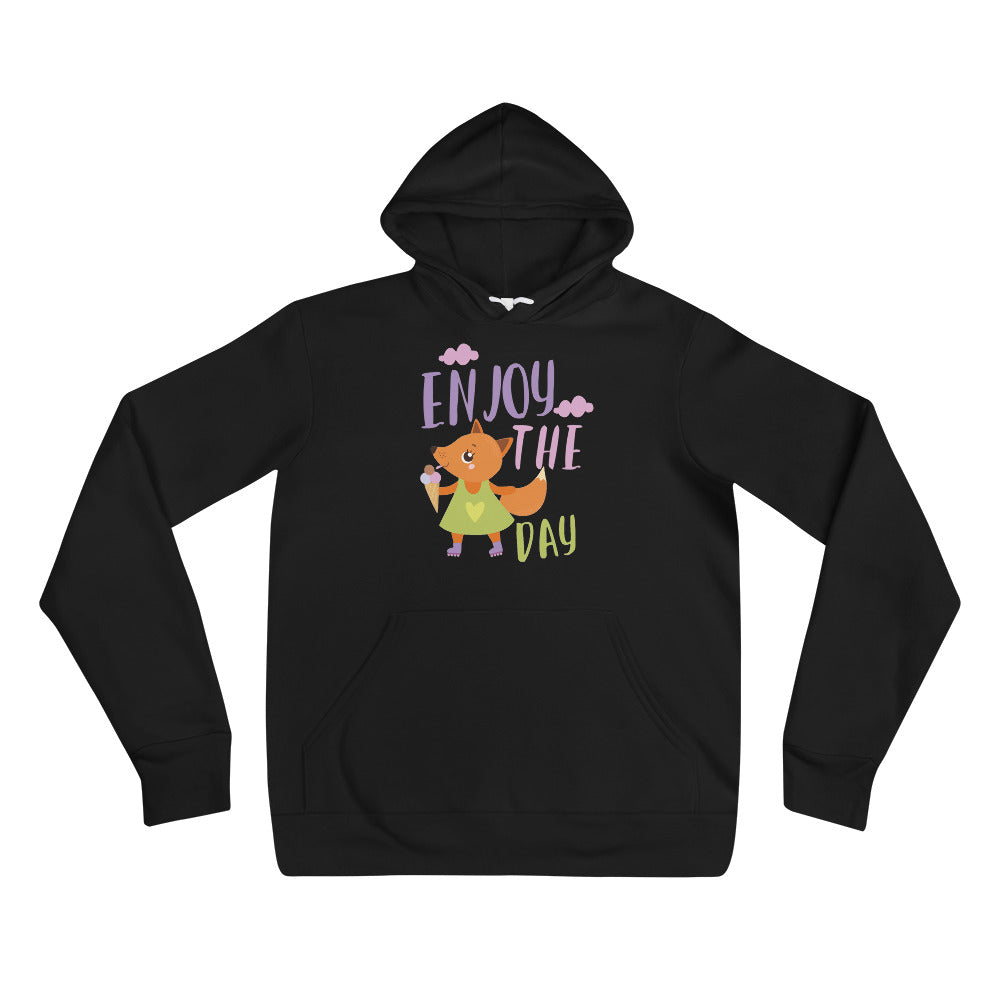 Orange fox - Ẹnoy the day | Unisex Pullover Hoodie | Bella + Canvas 3719