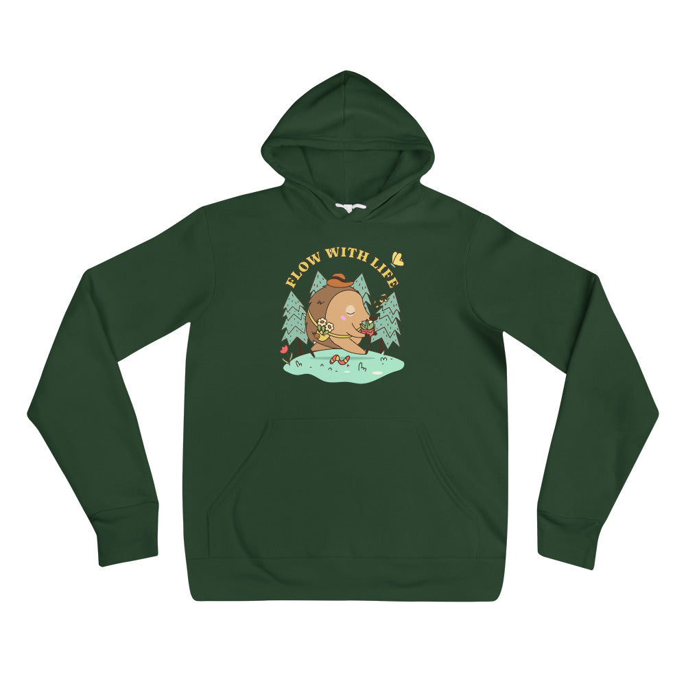 Flow with life | Unisex Pullover Hoodie | Bella + Canvas 3719