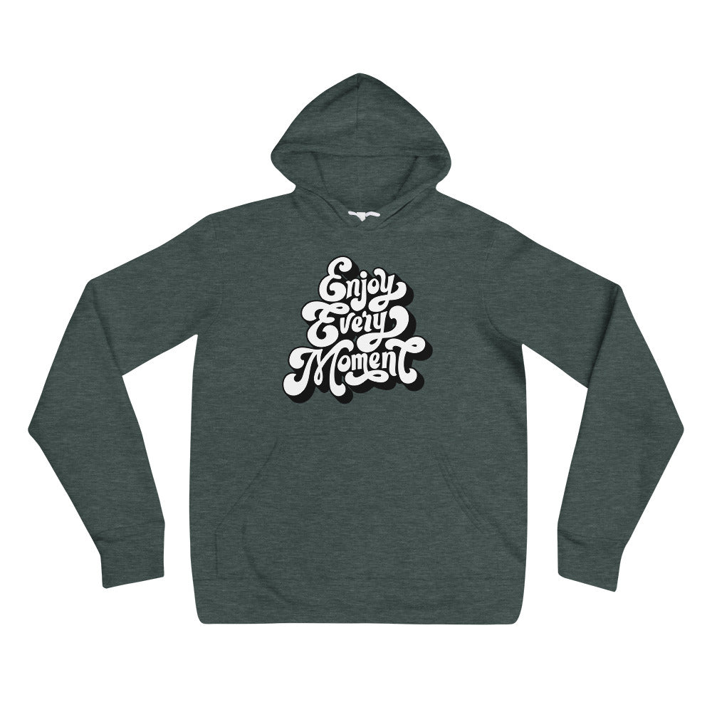 Enjoy every moments white | Unisex Pullover Hoodie | Bella + Canvas 3719