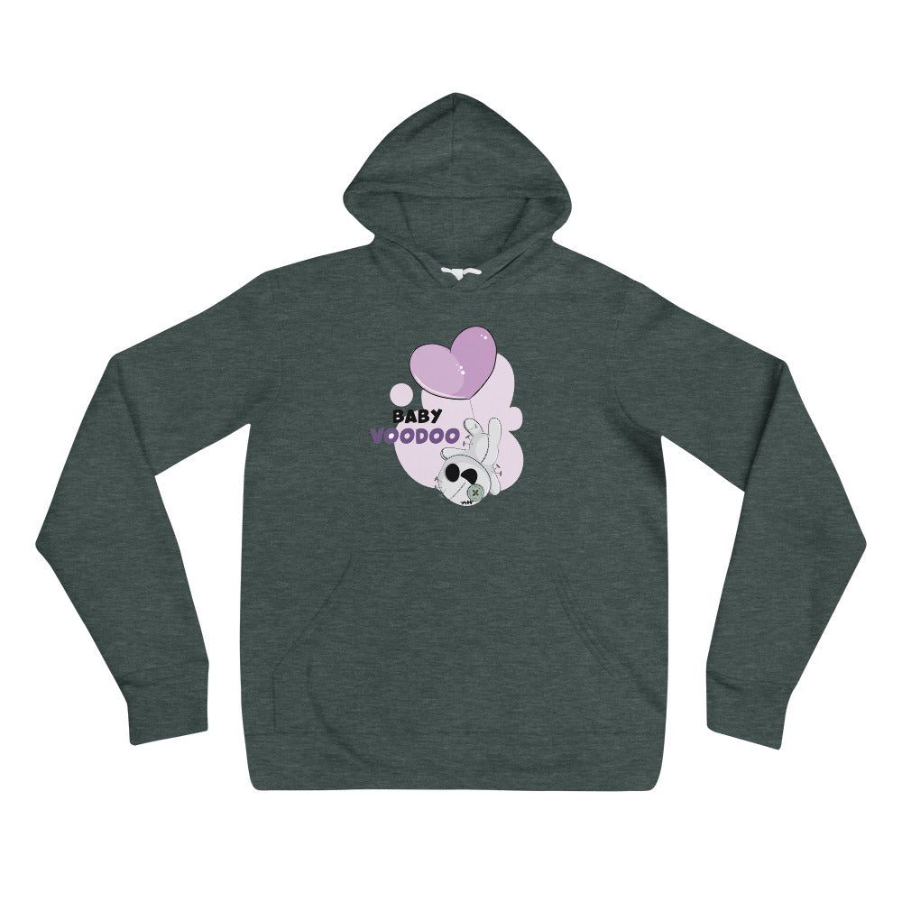 Ted heart - Baby voodoo | Unisex Pullover Hoodie | Bella + Canvas 3719