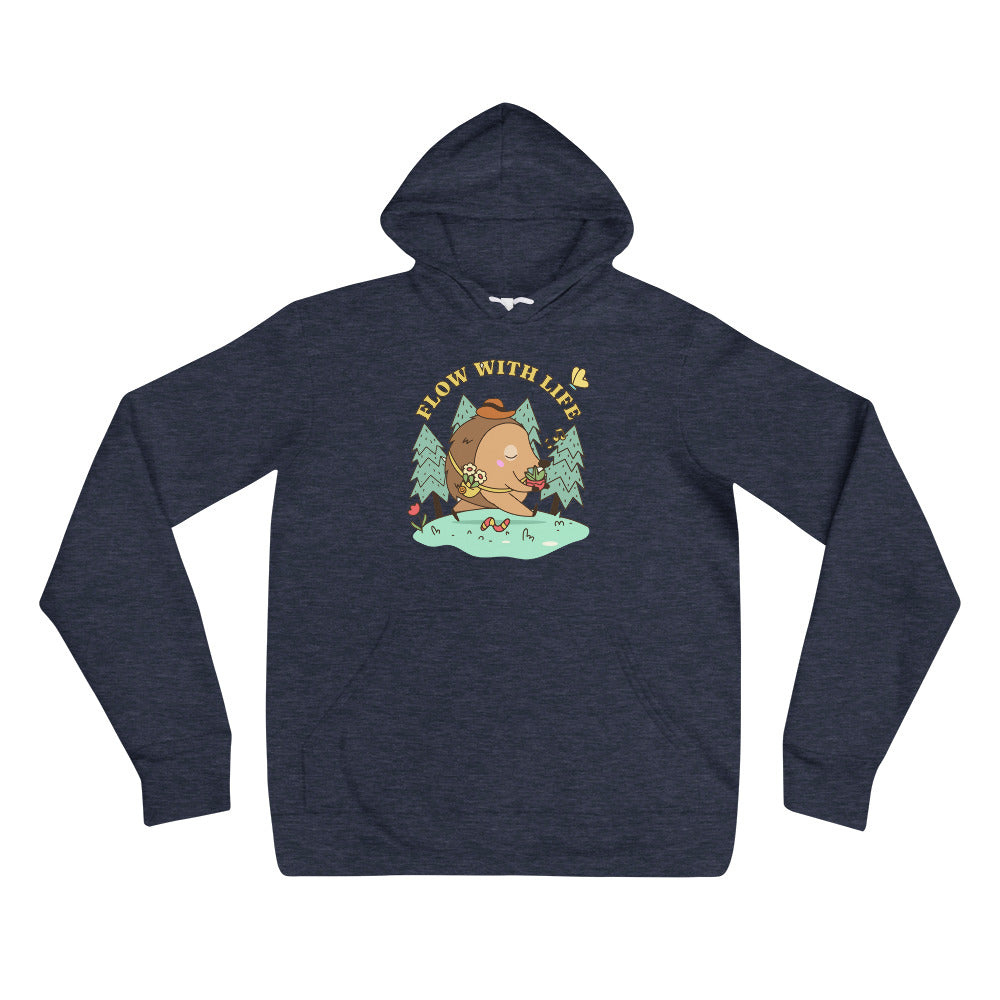 Flow with life | Unisex Pullover Hoodie | Bella + Canvas 3719