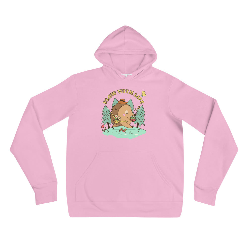 Flow with life | Unisex Pullover Hoodie | Bella + Canvas 3719