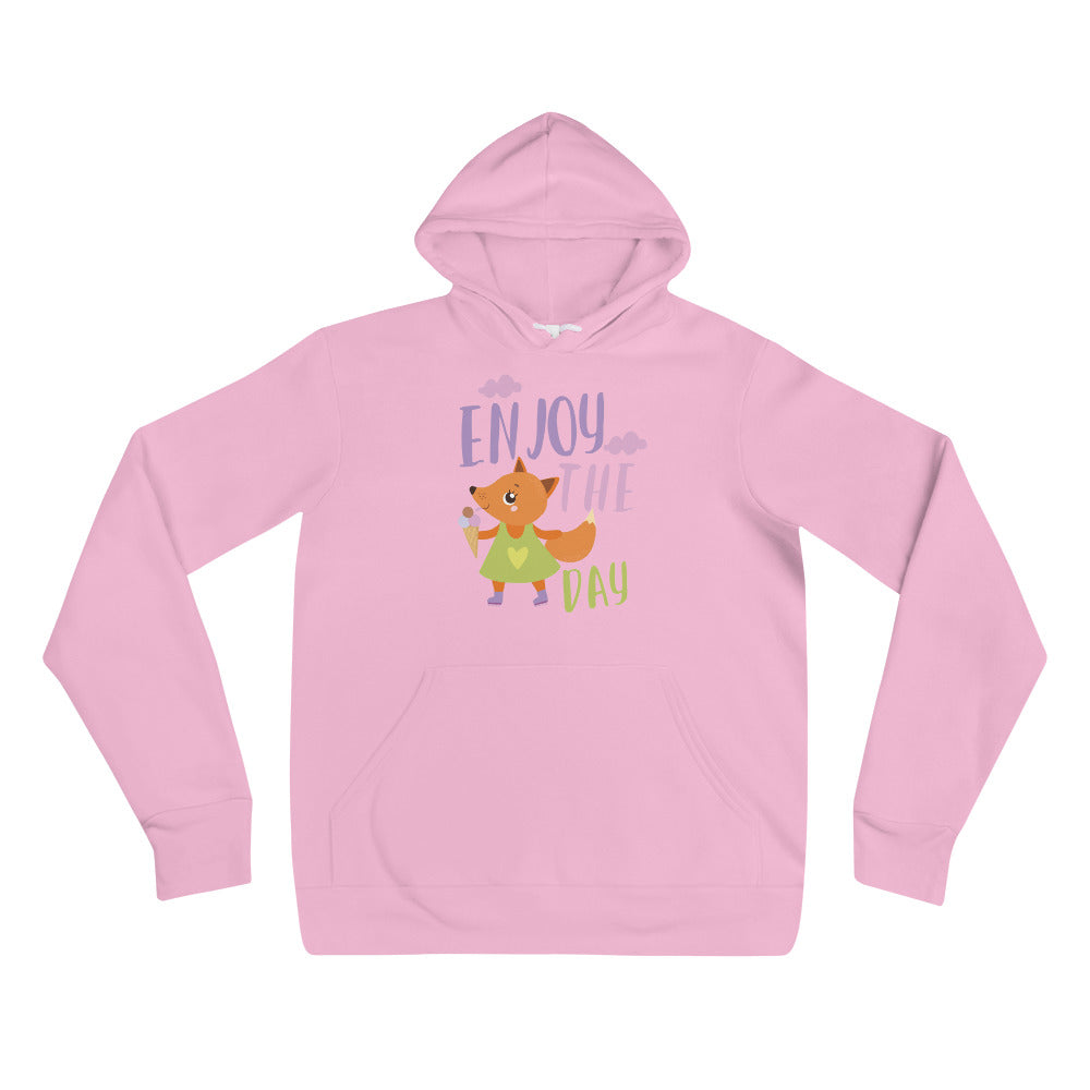 Orange fox - Ẹnoy the day | Unisex Pullover Hoodie | Bella + Canvas 3719