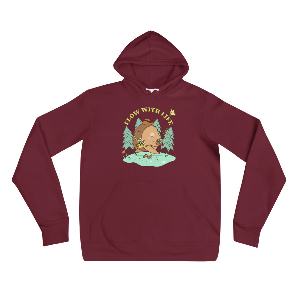 Flow with life | Unisex Pullover Hoodie | Bella + Canvas 3719