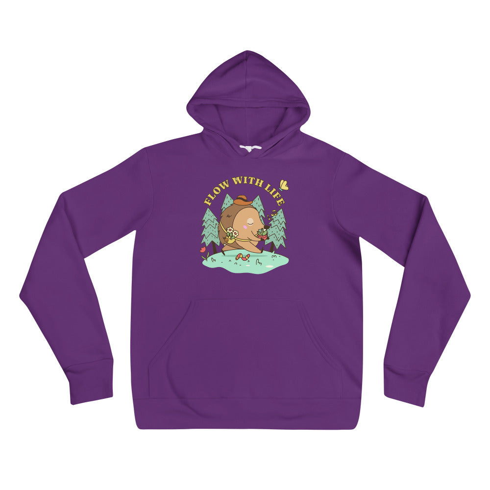 Flow with life | Unisex Pullover Hoodie | Bella + Canvas 3719
