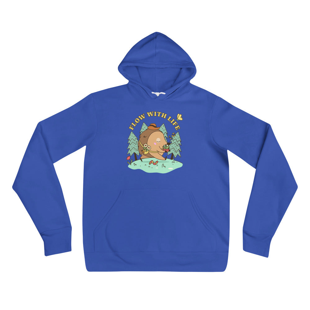 Flow with life | Unisex Pullover Hoodie | Bella + Canvas 3719